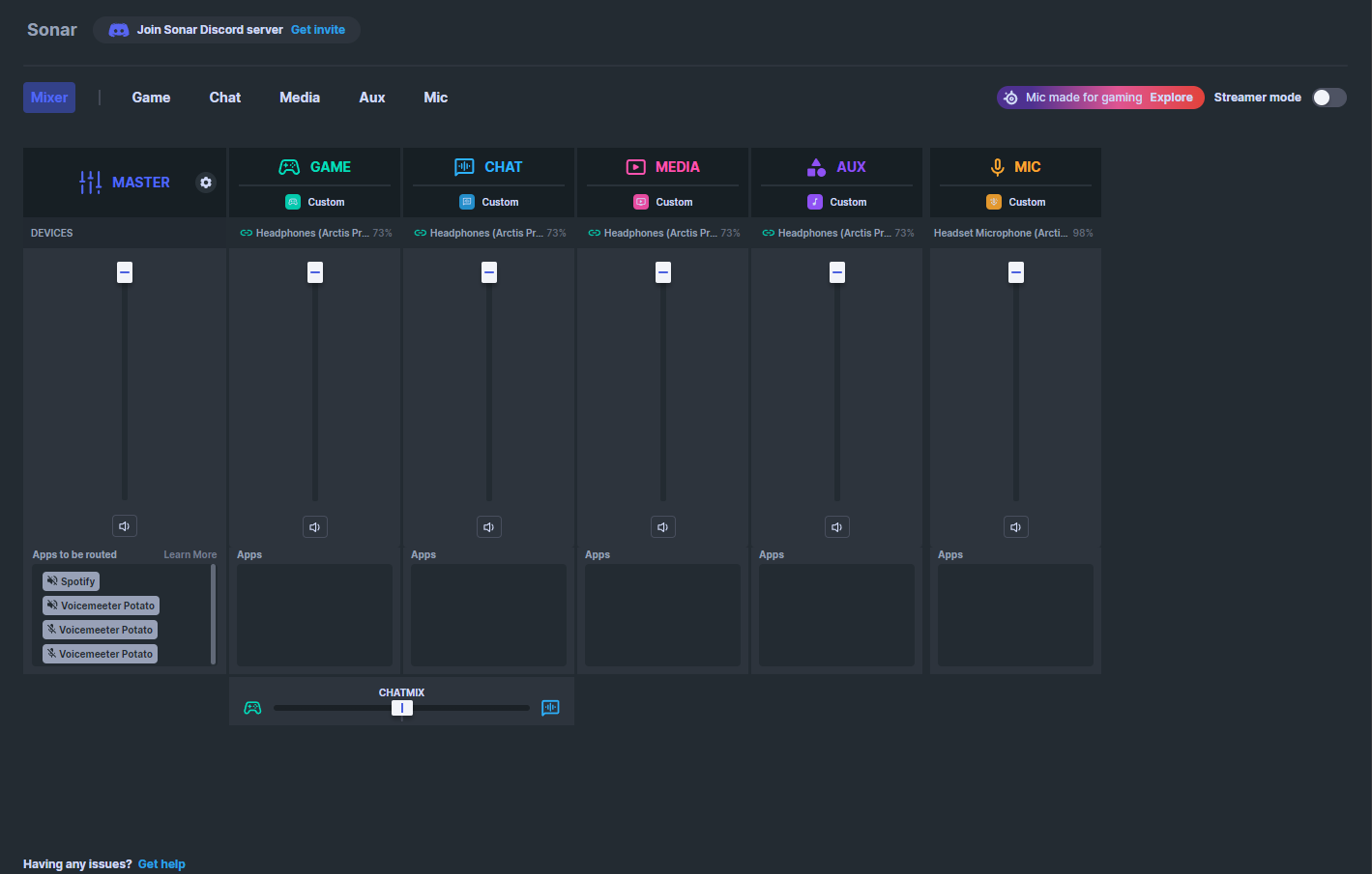 GG Sonar overview