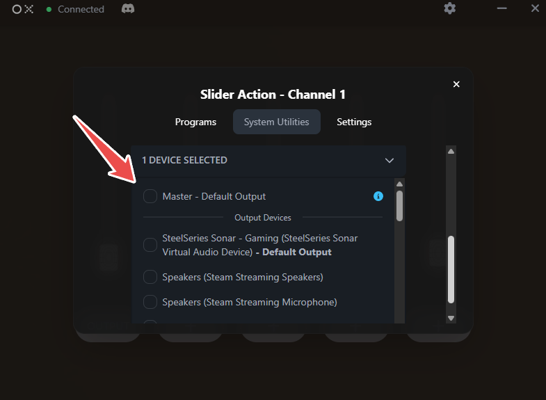 GG Sonar - Disable default output